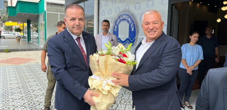 ANAVATAN PARTİSİ GENEL BAŞKANI İBRAHİM ÇELEBİ’DEN MEHMET ŞAHİN’E ZİYARET