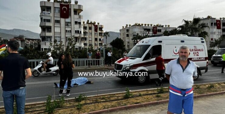 Alanya’da bu sabah bir genç motosiklet kurbanı oldu