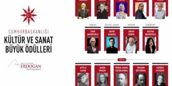 Cumhurbaşkanlığı Kültür ve Sanat Büyük Ödülü sahipleri belli oldu