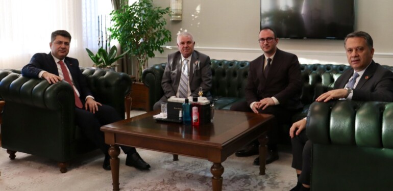 KGK’DAN TOLGA ŞARDAN’A ‘GEÇMİŞ OLSUN’ ZİYARETİ