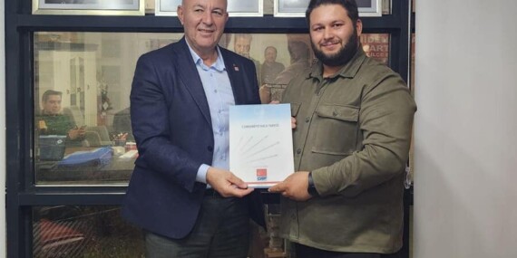 MAHMUTLAR CHP’DEN İLK MECLİS ÜYESİ ADAYI ÖZKAN BARCIN OLDU