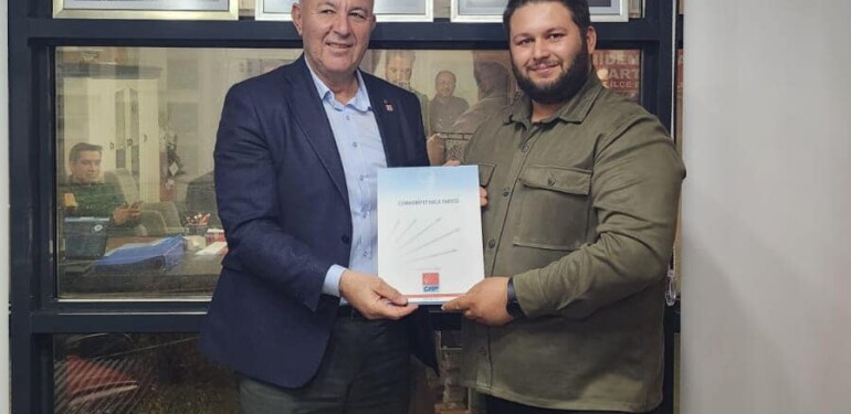 MAHMUTLAR CHP’DEN İLK MECLİS ÜYESİ ADAYI ÖZKAN BARCIN OLDU