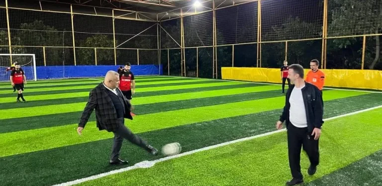 ŞAHİN BAŞLAMA VURUŞUNU YAPTI