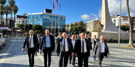 İYİ PARTİ ALANYA BELEDİYE BAŞKAN ADAYI ŞAHİN’DEN ÖNCE DEVLETİN, SONRA DA MİLLETİN MAKAMINA ZİYARET