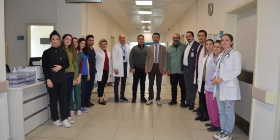 BAŞHEKİM GÜLER, YENİ YIL ÖNCESİNDE SAĞLIK ÇALIŞANLARI İLE BİR ARAYA GELDİ