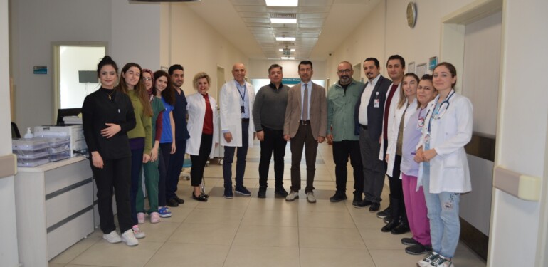 BAŞHEKİM GÜLER, YENİ YIL ÖNCESİNDE SAĞLIK ÇALIŞANLARI İLE BİR ARAYA GELDİ