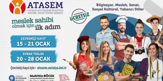 ATASEM’DE İKİNCİ DÖNEM KAYITLARI BAŞLADI