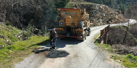 BÜYÜKŞEHİR KIRSAL’DA ÇALIŞIYOR.
