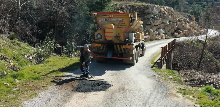 BÜYÜKŞEHİR KIRSAL’DA ÇALIŞIYOR.