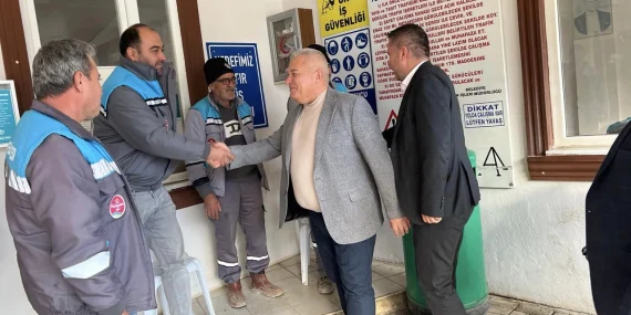 ŞAHİN’DEN BELEDİYE ÇALIŞANLARINA DOLGUN ÜCRET SÖZÜ