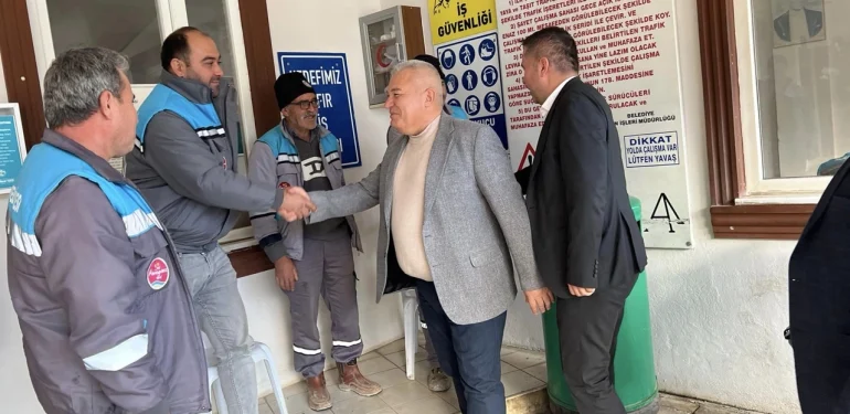 ŞAHİN’DEN BELEDİYE ÇALIŞANLARINA DOLGUN ÜCRET SÖZÜ