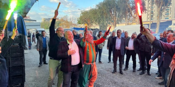 MEHMET ŞAHİN, ALANYA HAL ESNAFIYLA BULUŞTU