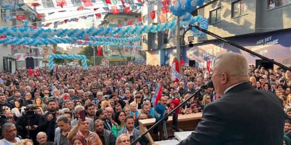 MEHMET ŞAHİN’DEN MİTİNG GİBİ SEÇİM OFİSİ AÇILIŞI