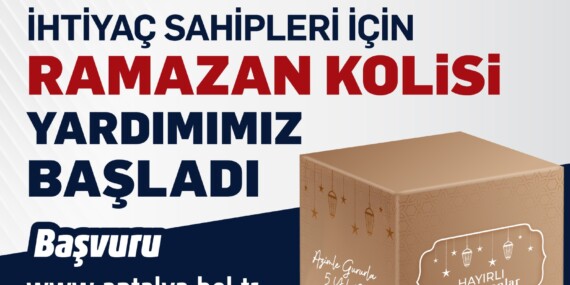 Büyükşehir’den ihtiyaç sahiplerine Ramazan gıda kolisi