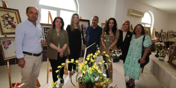 Kestel El Sanatları Kursu’nun yılsonu sergisi açıldı
