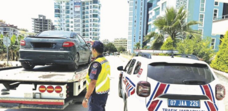 Mahmutlarda Drifte 128 bin lira ceza