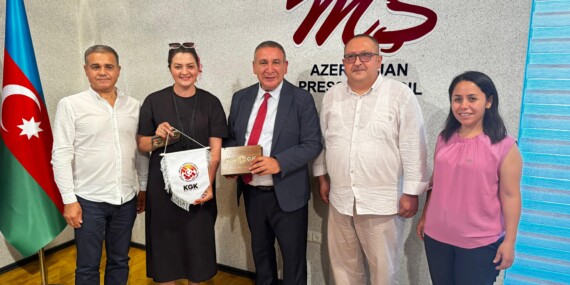 Azerbaycan Gazetesi Alanya Aktif Gazeteciler Cemiyetinin ziyaretini yazdı