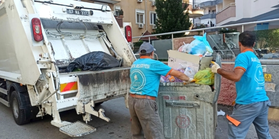 ALANYA BELEDİYESİ BAYRAM BOYUNCA 5 BİN 239 TON ATIK TOPLADI
