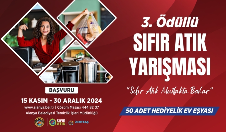 ‘SIFIR ATIK MUTFAKTA BAŞLAR’ YARIŞMASI 3. KEZ BAŞLIYOR
