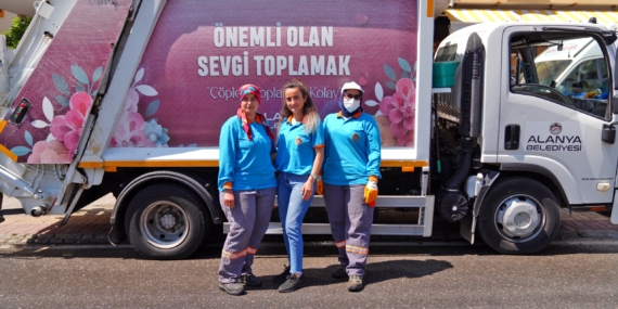 ALANYA’DA TEMİZLİĞE KADIN ELİ DEĞDİ